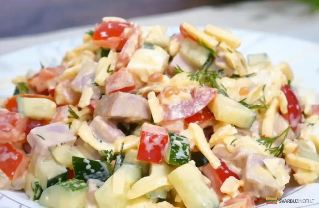 Sałatka „Marmurkowy Cud”: Nikt o niej nie mówi, a jest tak sycąca, że zastąpi kolację!