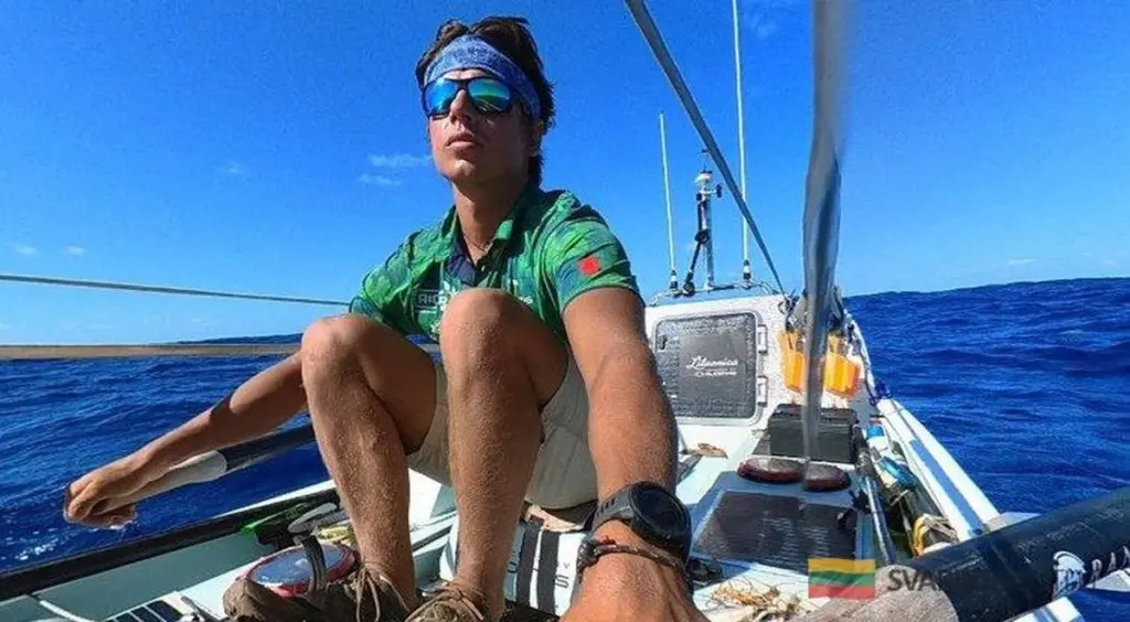 Aurimas Valujavičius z Atlantyku: Życzenia świąteczne, które zrozumieją wszyscy wiosłujący