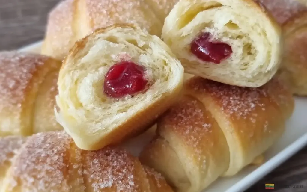 Miękkie bagietki z ciasta kruchego z dżemem: sekretny przepis, który zawsze się udaje