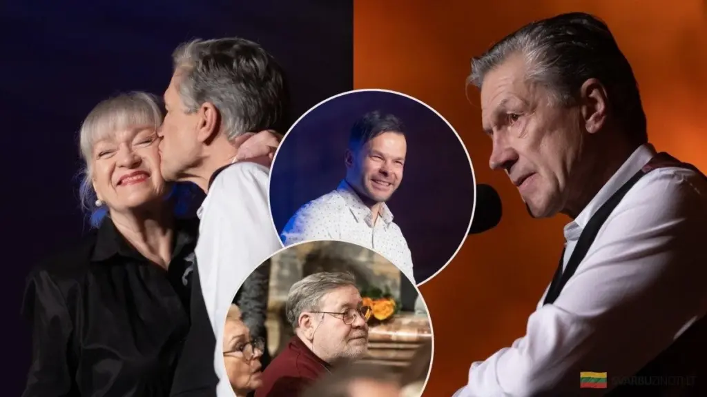Saulius Bareikis obchodził 70. urodziny: wśród zaproszonych gości syn Jokūbas i Kristina Kazlauskaitė