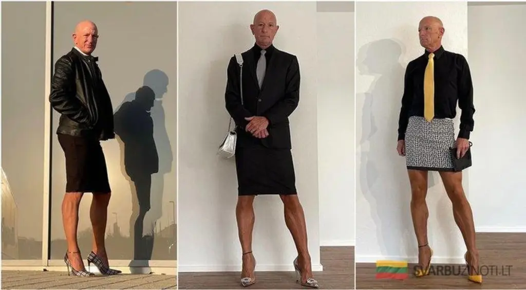 Tatuś z Teksasu podbija Instagram: spódnice i szpilki u taty trójki dzieci