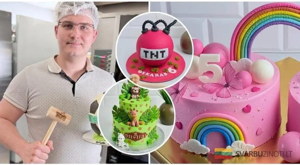 Kreatywne torty z Wilna: dzieła sztuki, które aż chce się zjeść